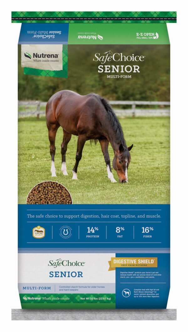 Nutrena, SafeChoice Senior, Horse Feed, 50 lbs.