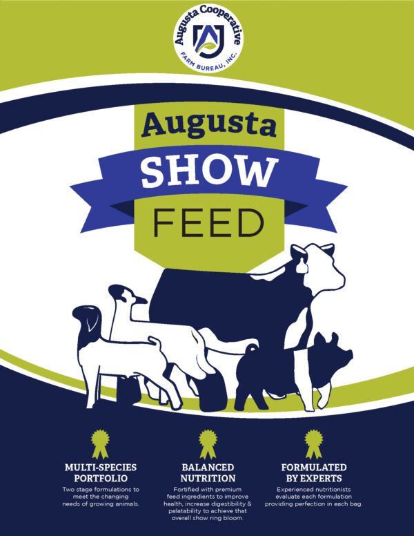 Augusta, 17% Show Goat Plain, Textured, 50 lbs.