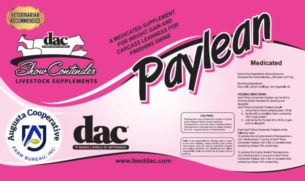 DAC, Paylean 40lb
